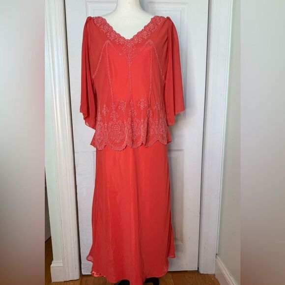 1970s/80s Does Great Gatsby Mary Belle Dress - Picture 2 of 12